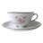 Чайная чашка 220 мл 1 шт &quot;Рококо /Серая роза /платина&quot; / 109878