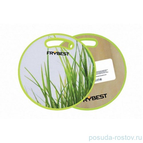 Доска 30х30 см бамбуковая с антибактер. покрытием "Фрайбест /Grass" / 047471