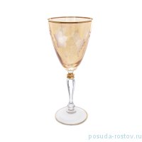Бокал для белого вина 1 шт &quot;Франческа /Виноградная гроздь /Янтарные&quot; / 166138
