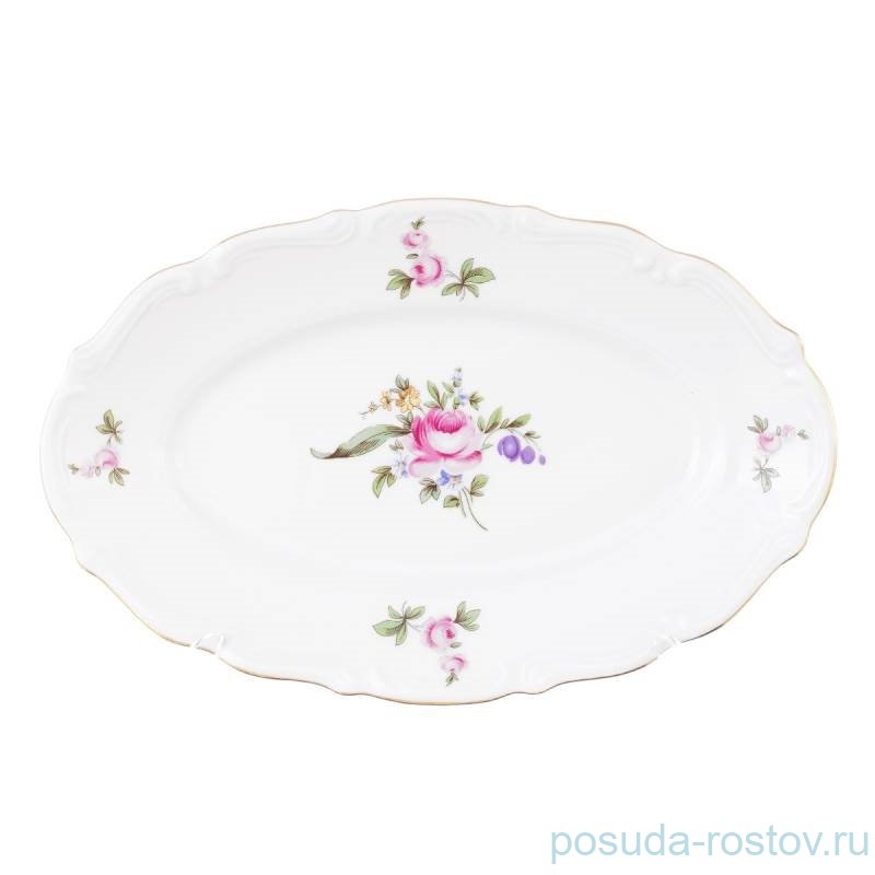Блюдо 22 см овальное "Мария-Тереза /Полевой цветок" / 212000