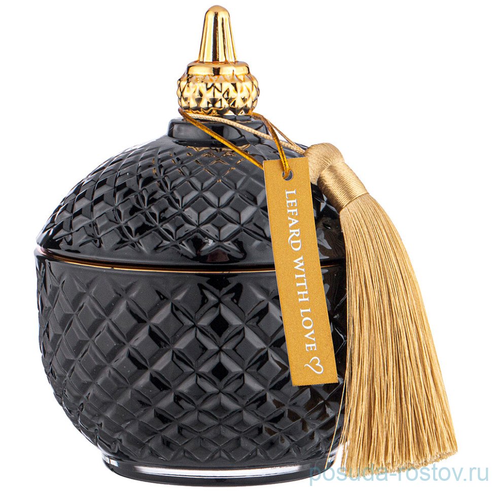 Ёмкость для хранения 9,5 х 12 см "Charm black" / 337940