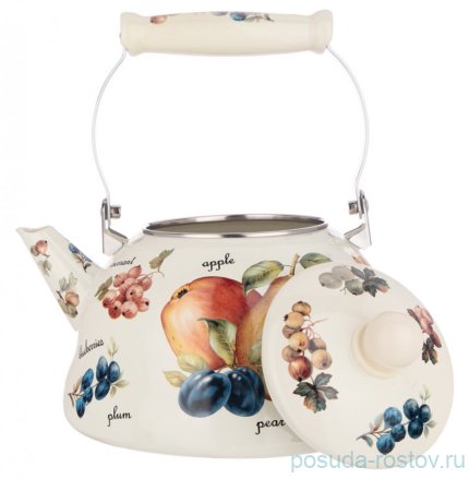 Чайник 3 л эмалированный &quot;Фрукты&quot; / 270663
