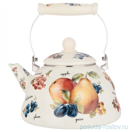 Чайник 3 л эмалированный &quot;Фрукты&quot; / 270663