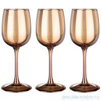 Бокалы для белого вина 300 мл 3 шт &quot;гречишный мед&quot; / 251994