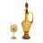Набор для вина 7 предметов (графин + 6 бокалов по 150 мл) &quot;Nb Art /Золотая рыбка /Амбер&quot; / 197292