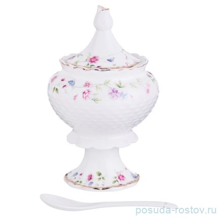 Сахарница 450 мл с ложкой н/н &quot;Мускари&quot; / 189470