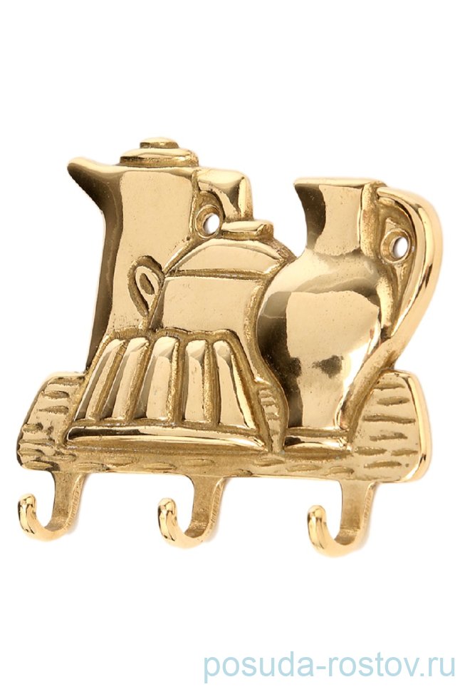 Вешалка 10 х 12 см латунь "A.Livio" / 097734