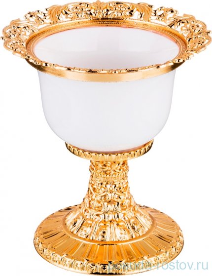 Конфетница 11 х 12 см н/н &quot;Плюмаж /золото&quot; / 198481