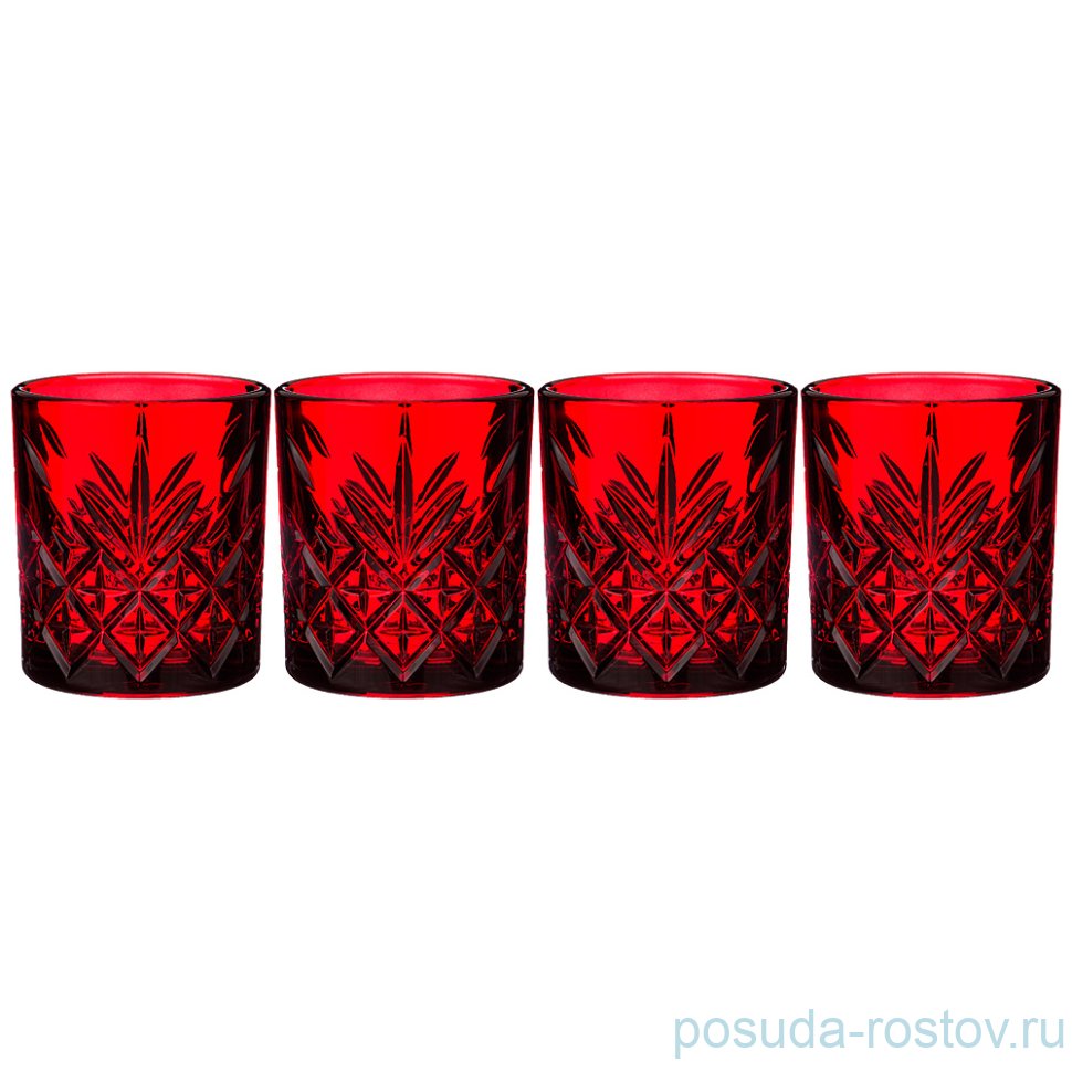 Стаканы для виски 210 мл 4 шт "Timeless /Бордо" / 191493 Стаканы для виски 210 мл 4 шт "Timeless /Бордо" / 191493