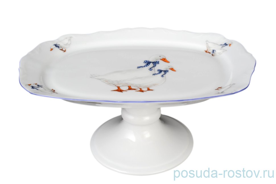 Блюдо 21 см прямоугольное н/н "Корона /Гуси" / 042238 Блюдо 21 см прямоугольное н/н "Корона /Гуси" / 042238