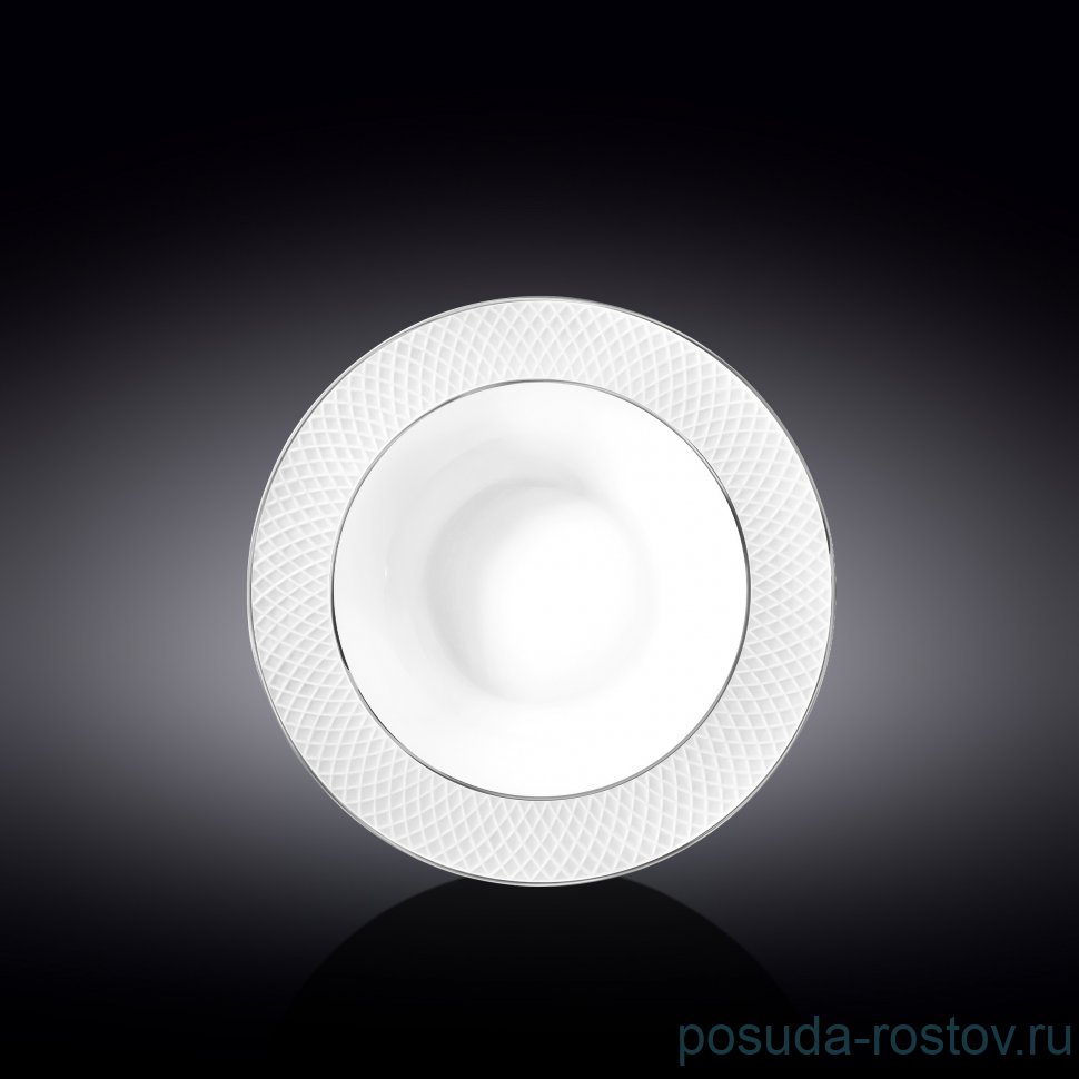 Тарелка 22,5 см глубокая "Diamond /Платиновые линии" / 370206 Тарелка 22,5 см глубокая "Diamond /Платиновые линии" / 370206