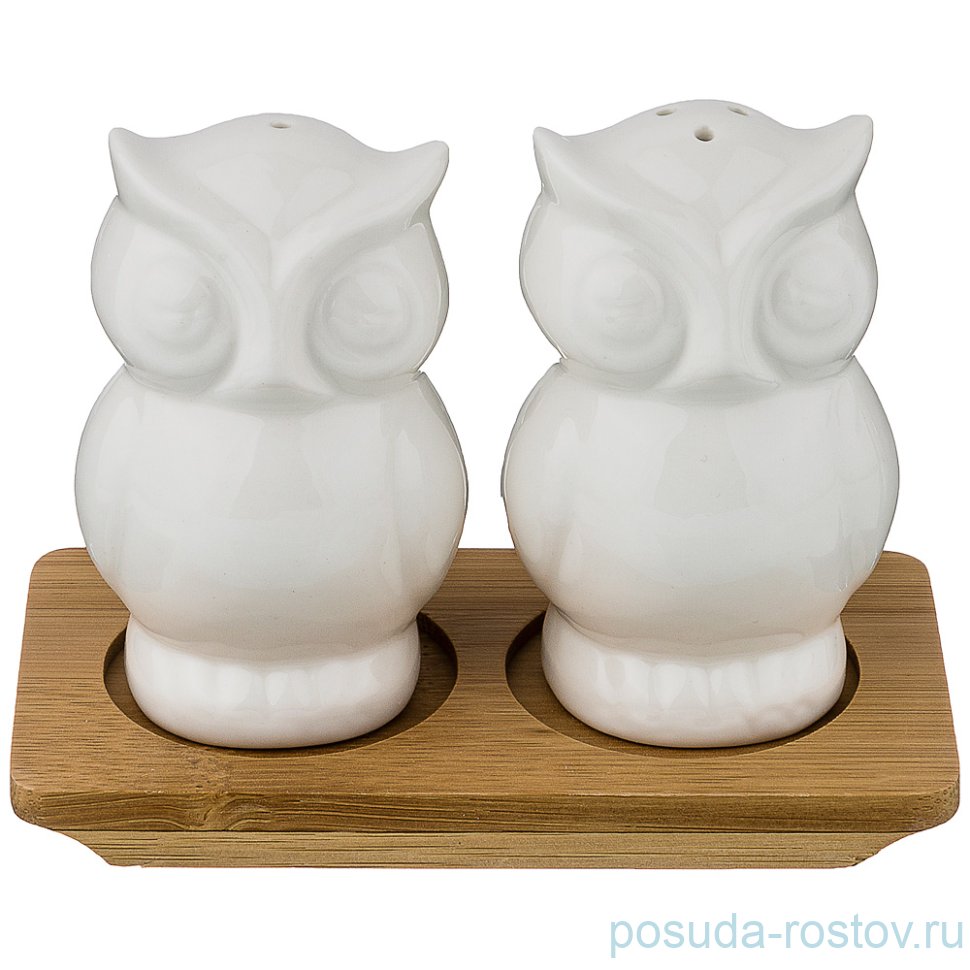 Приборы для специй Солонка и Перечница 5 х 4,5 х 8 см на подставке "Native" / 199979