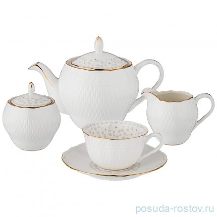 Чайный сервиз на 6 персон 15 предметов &quot;вивьен /вьюнок&quot; / 207531