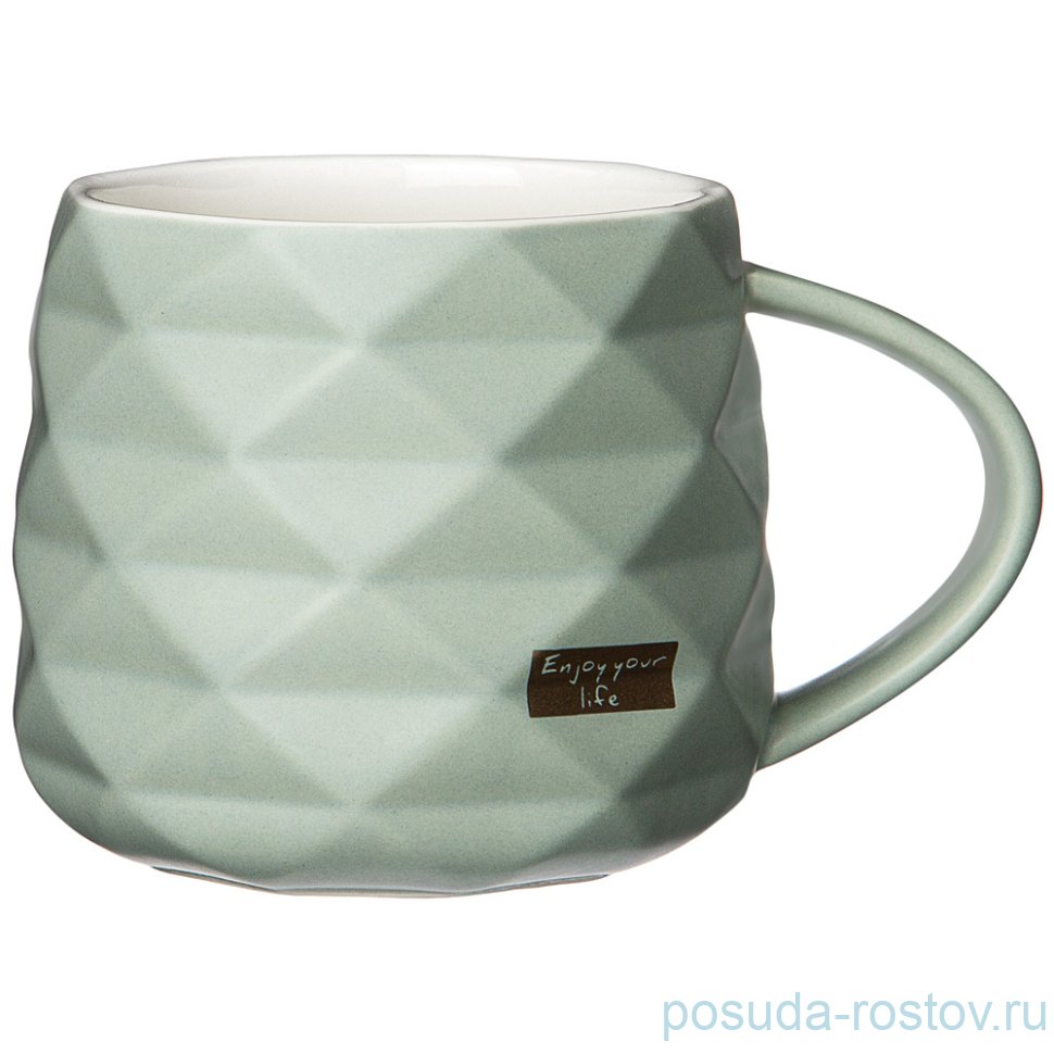 Кружка 370 мл мятная "Break time" / 260032 Кружка 370 мл мятная "Break time" / 260032
