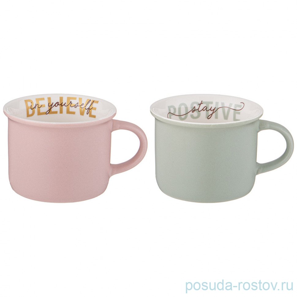 Набор кружек 160 мл 2 шт "Break time" / 339667