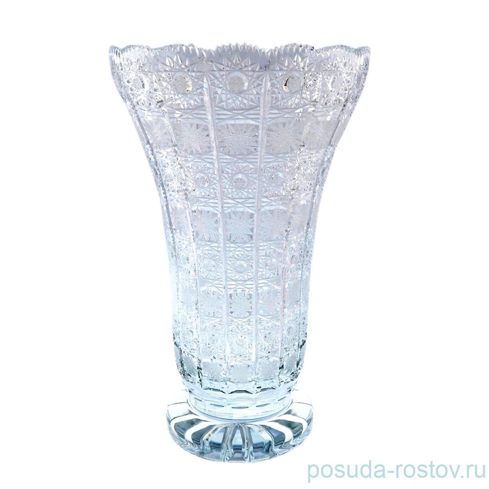 Ваза для цветов 40 см "S.Crystal /Хрусталь резной" / 064136