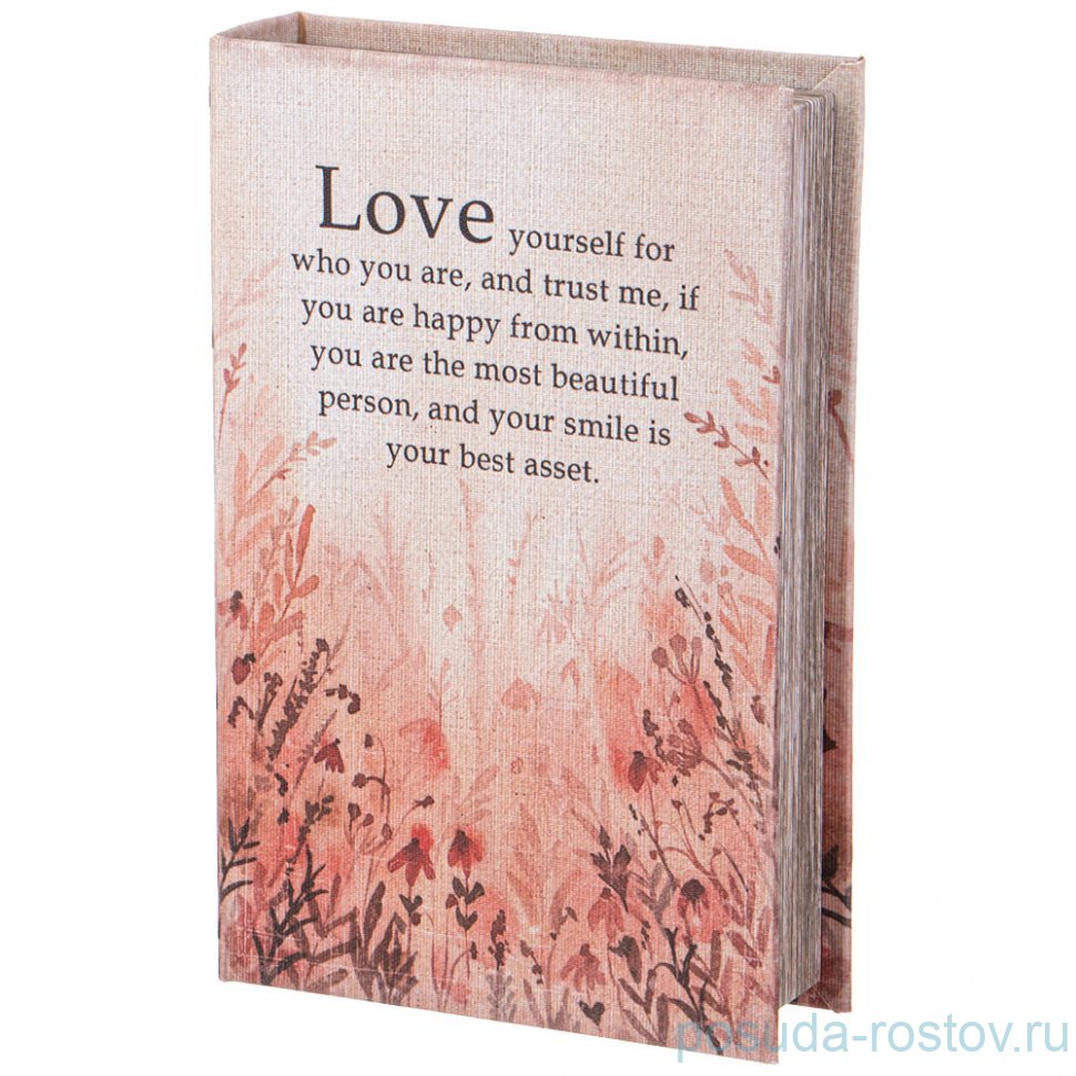 Шкатулка-книжка 24 х 16 х 5 см "Love ...." / 353579 Шкатулка-книжка 24 х 16 х 5 см "Love ...." / 353579