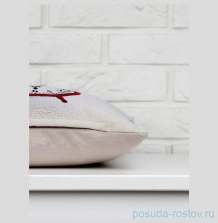 Наволочка 45 х 45 см, без люрекса &quot;Кошки /Котёнок и часы&quot; / 298947