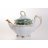 Заварочный чайник 1,1 л &quot;Мария /Зелёная с золотыми листиками&quot; / 043596