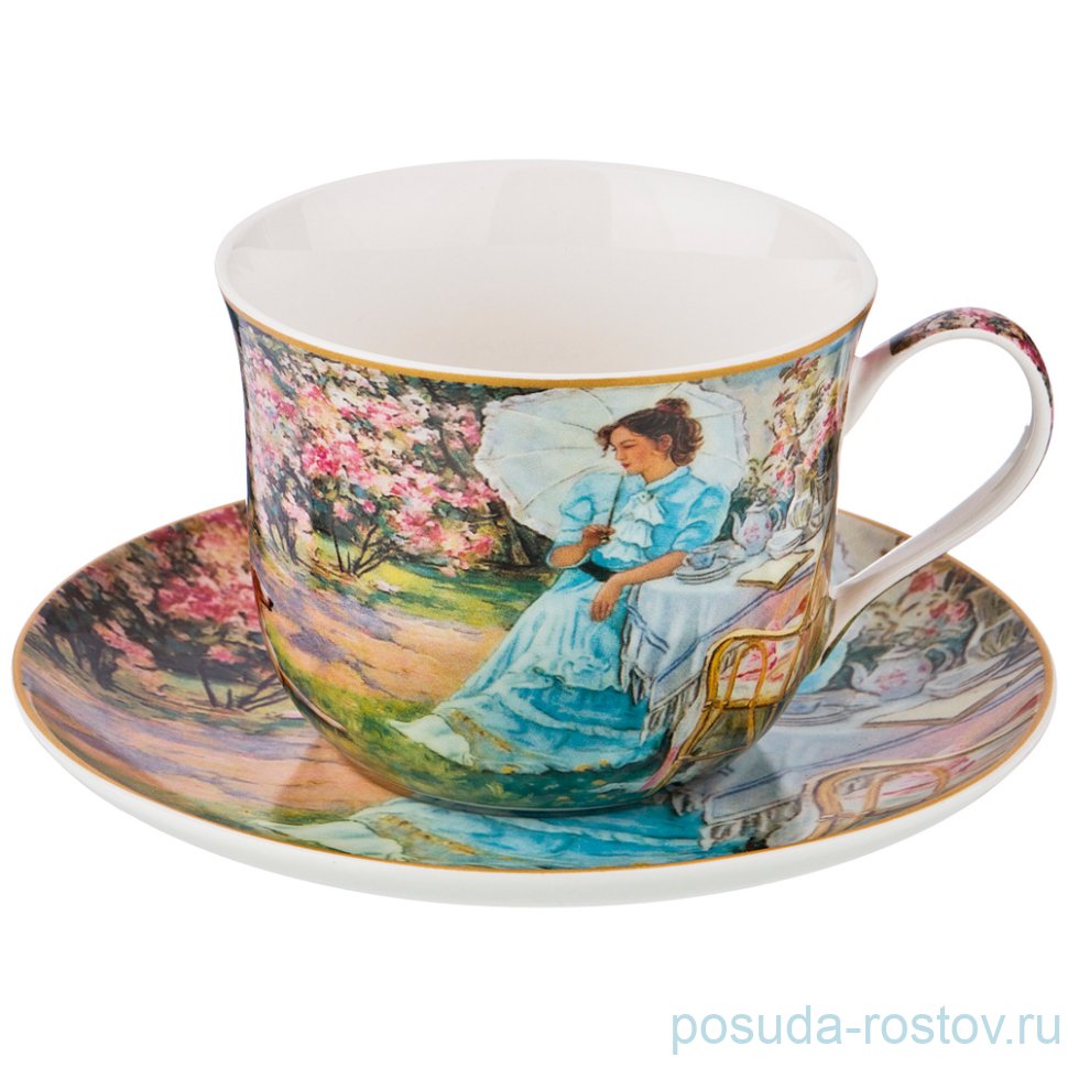 Чайная пара 400 мл 1 шт "утро в саду" / 189602 Чайная пара 400 мл 1 шт "утро в саду" / 189602
