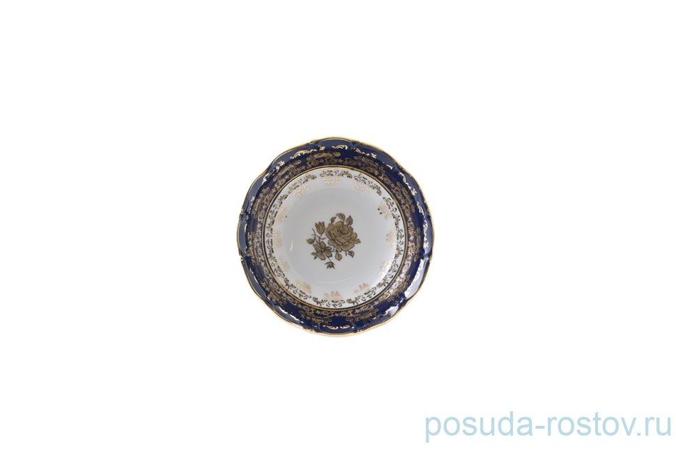 Салатник 13 см "Офелия /Золотая роза /Кобальт" / 204804