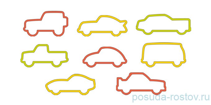 Формочки для печенья 8 шт Машинки "Tescoma /DELÍCIA KIDS" / 157153 Формочки для печенья 8 шт Машинки "Tescoma /DELÍCIA KIDS" / 157153