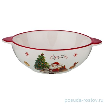 Блюдо 19 х 15 х 6 см глубокое &quot;merry christmas&quot; / 190317