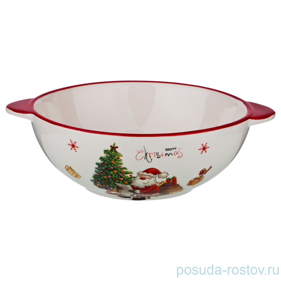 Блюдо 19 х 15 х 6 см глубокое "merry christmas" / 190317 Блюдо 19 х 15 х 6 см глубокое "merry christmas" / 190317