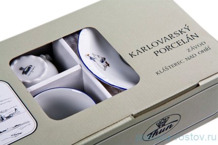 Набор кофейных пар 160 мл 6 шт &quot;Констанция /Гуси&quot; / 047335