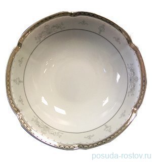 Салатник 23 см &quot;Болеро /Платиновый узор&quot; / 034726