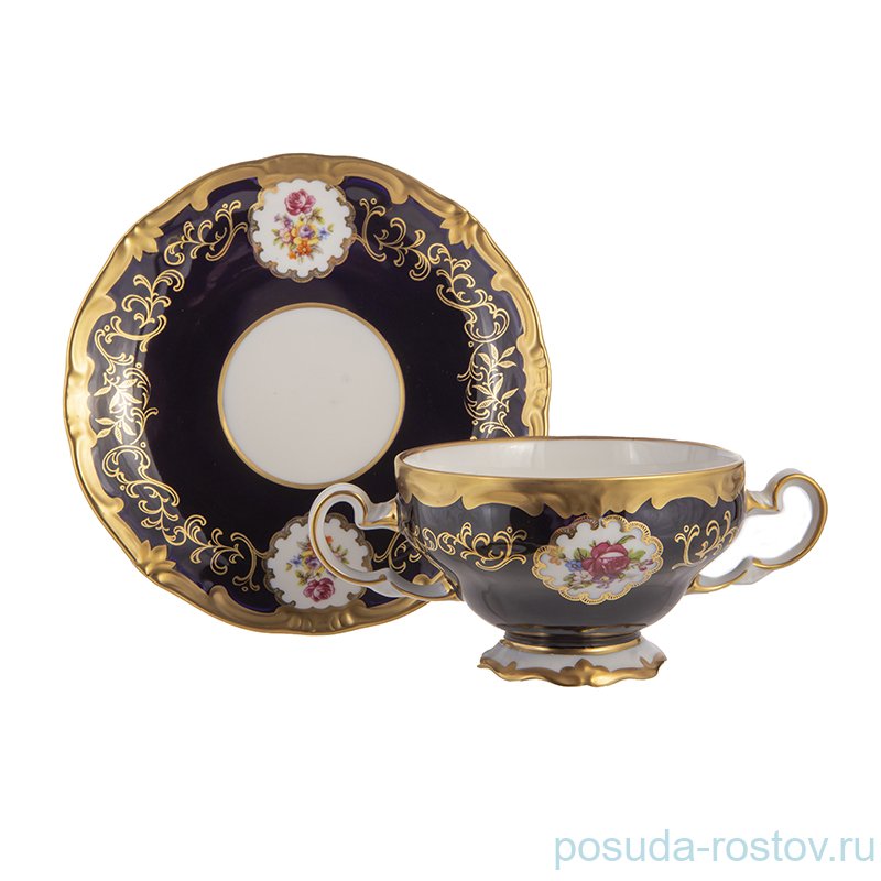 Бульонная пара 300 мл 1 шт "Санкт-Петербург 866 /Кобальт" / 085394 Бульонная пара 300 мл 1 шт "Санкт-Петербург 866 /Кобальт" / 085394