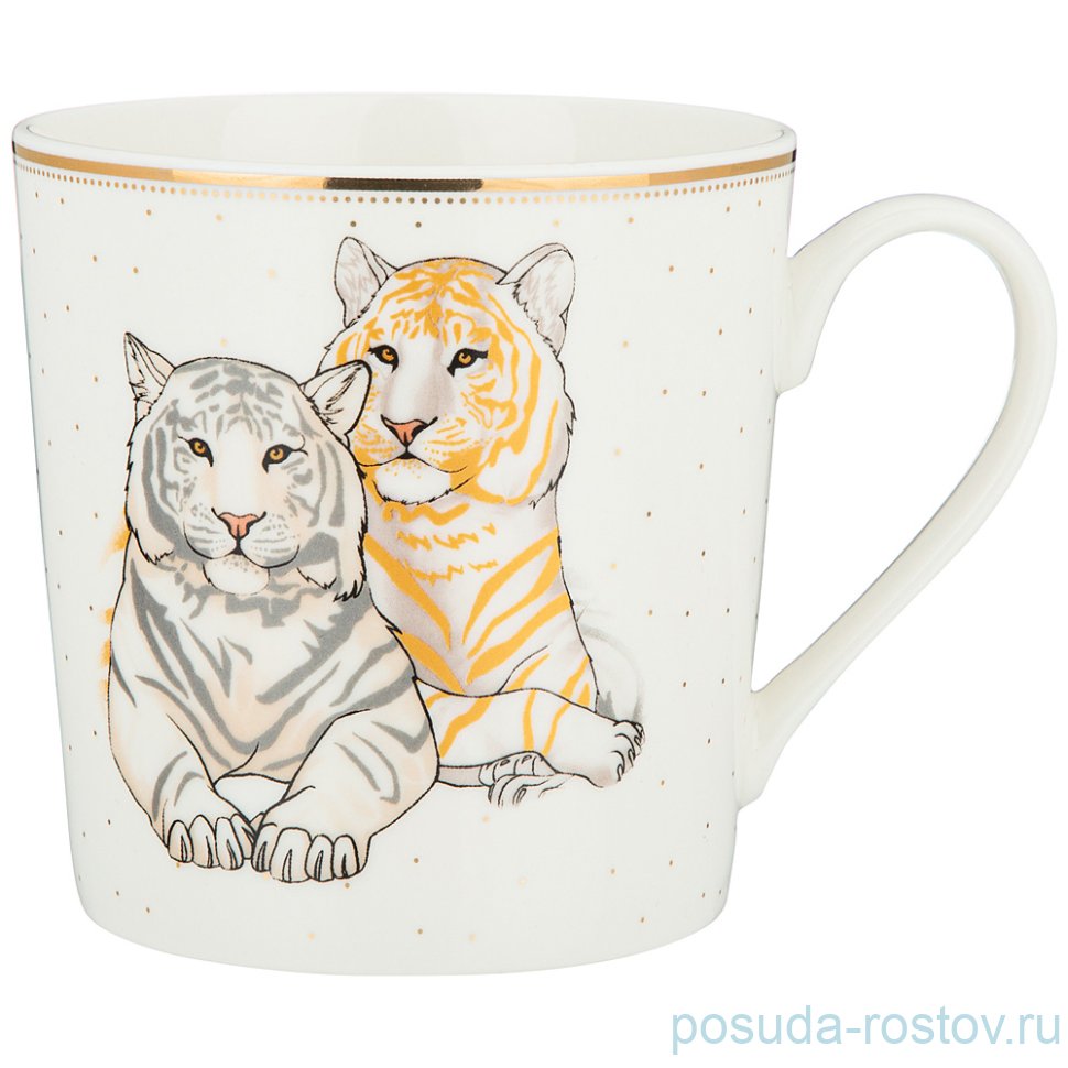 Кружка 400 мл белая "top style" / 263815