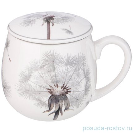 Кружка заварочная 420 мл с крышкой и металлическим ситом &quot;Dandelion&quot; / 331949