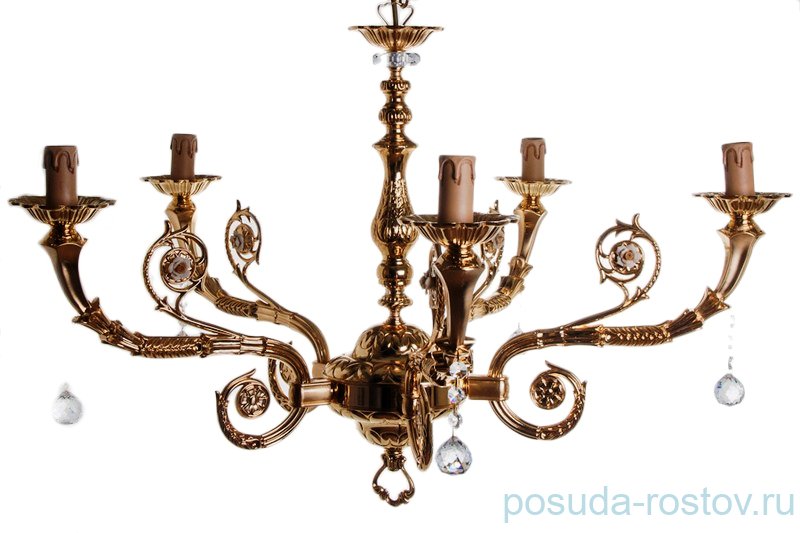 Люстра 5 рожковая бронза "Франко" / 020978