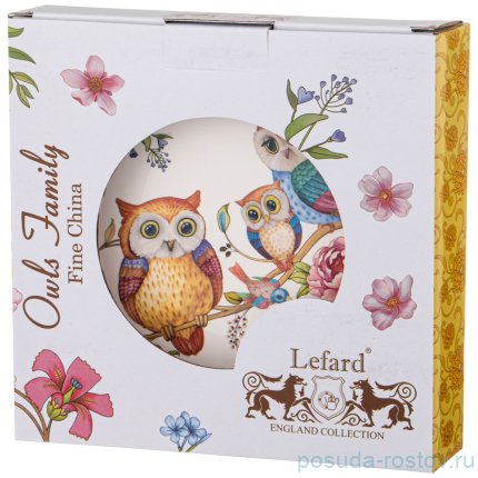 Набор тарелок 20,5 см 2 шт &quot;owls family&quot; / 229415