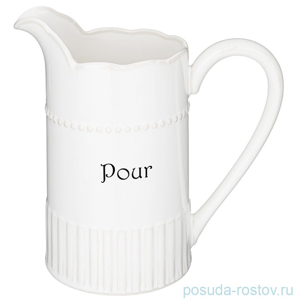 Кувшин для воды 1,1 л белый "Soul kitchen" / 301513 Кувшин для воды 1,1 л белый "Soul kitchen" / 301513