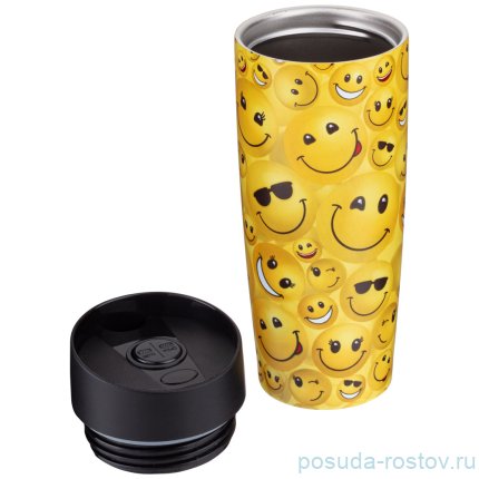 Термокружка 380 мл с кнопкой-стоппером &quot;agness&quot; / 253361