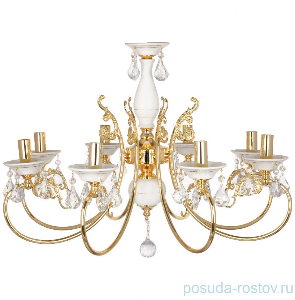 Люстра 8 рожковая Sky Light "Свеча" AB d=68 см, h=50 см / 299905 Люстра 8 рожковая Sky Light "Свеча" AB d=68 см, h=50 см / 299905