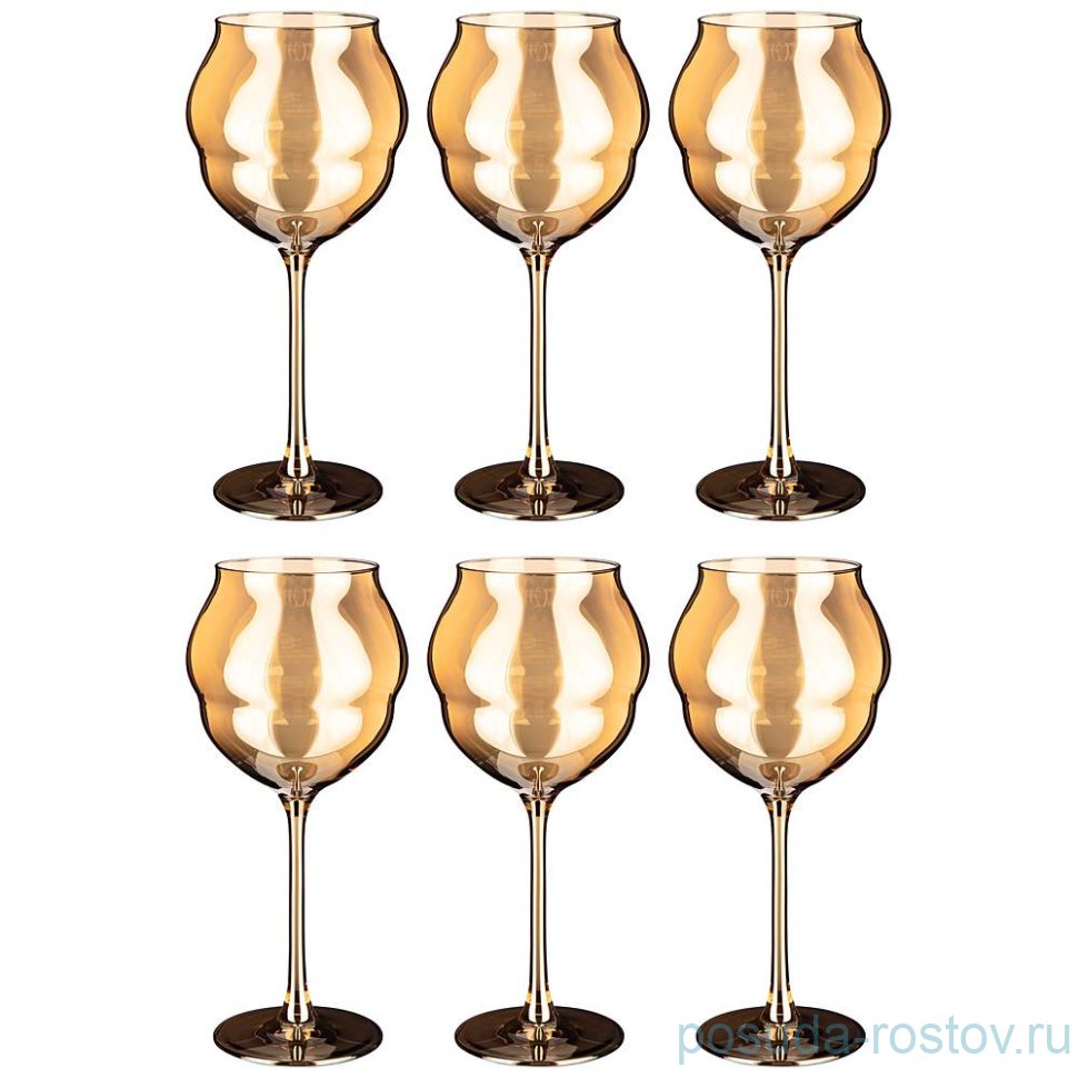 Бокалы для красного вина 500 мл 6 шт "Мёд" / 274009
