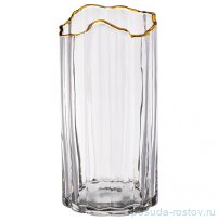 Ваза для цветов 20 см &quot;отводка золото&quot; / 289414