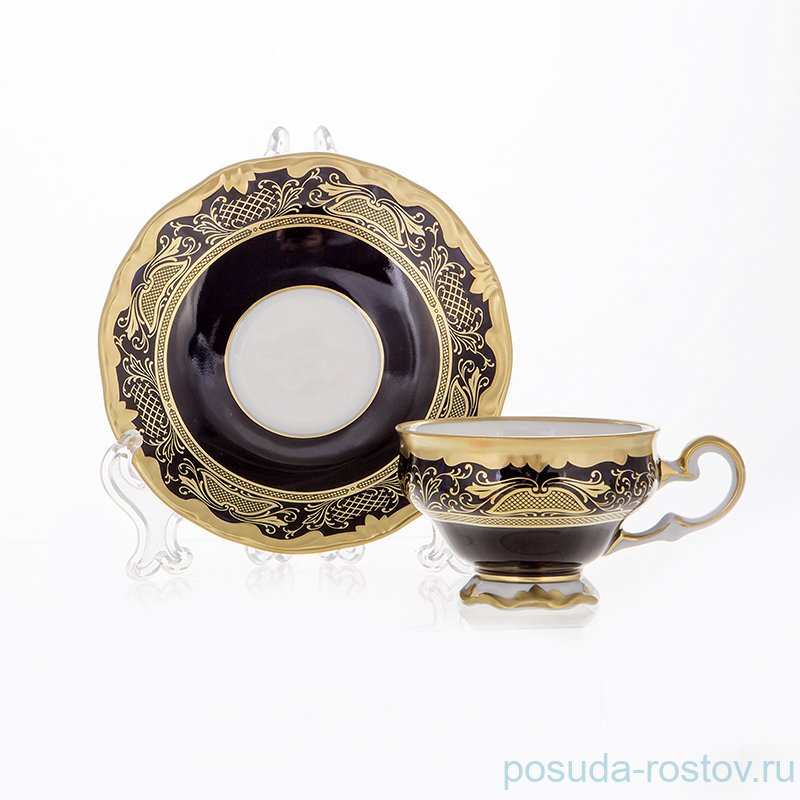 Кофейная пара 160 мл 1 шт "Веймар /Симфония /Кобальт" / 222762 Кофейная пара 160 мл 1 шт "Веймар /Симфония /Кобальт" / 222762