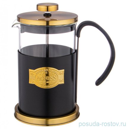 Френч-пресс 600 мл &quot;Чёрное золото&quot; / 228801