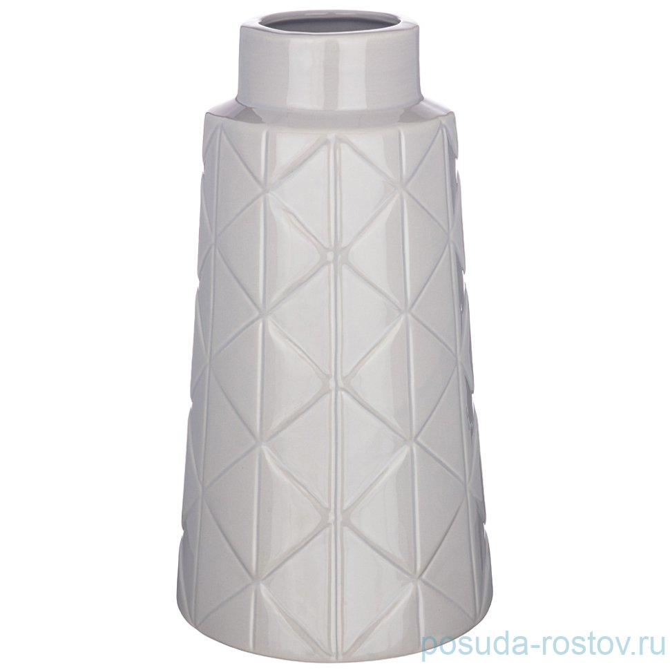 Ваза для цветов 34 см "Бежевая глазурь" / 233091