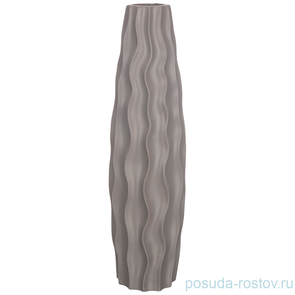 Ваза для цветов 58 см напольная "Матовый коричневый" / 233082