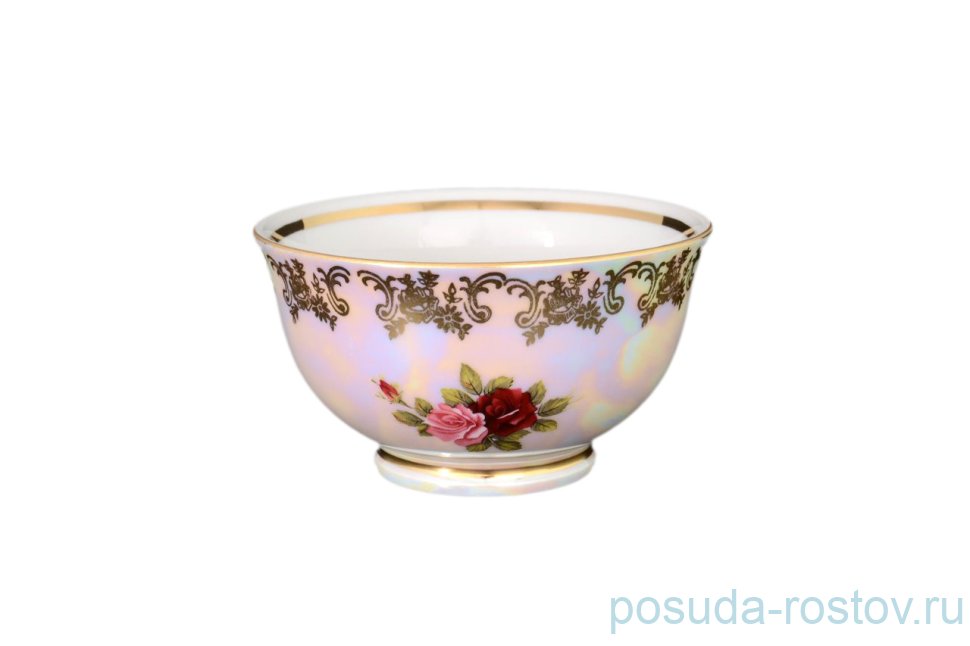 Пиала 10,5 см н/н "Офелия /Роза перламутр" / 054087