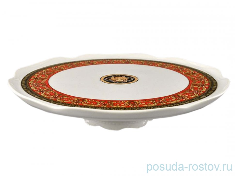 Тортница 28 см н/н "Сабина /Версаче /Красная лента" / 159110 Тортница 28 см н/н "Сабина /Версаче /Красная лента" / 159110