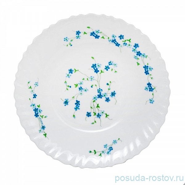 Тарелка 23 см глубокая "Вероника /Незабудки" / 160032 Тарелка 23 см глубокая "Вероника /Незабудки" / 160032