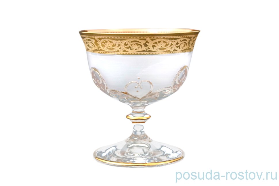 Креманки 10,5 см 2 шт "Анжела /Tulp золото" / 087174