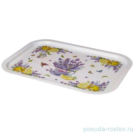 Поднос 28,5 х 40 см прямоугольный &quot;Прованс /Лимоны&quot; / 255906