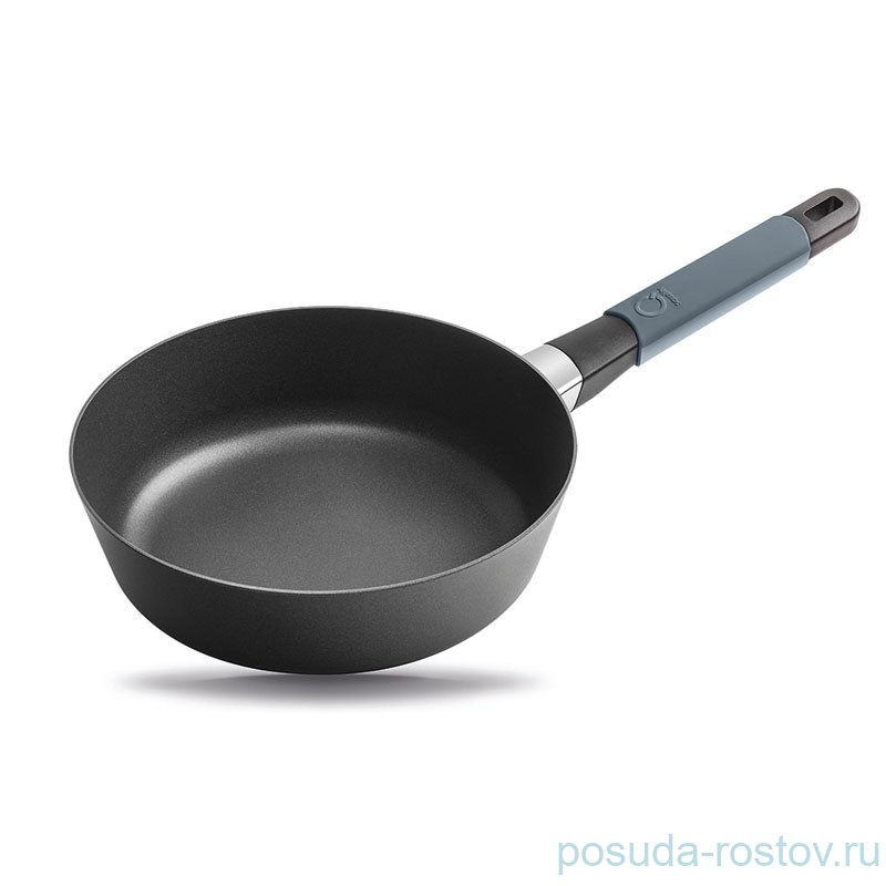 Сотейник 24 см индукционный с серой силиконовой ручкой "Squality" / 253707